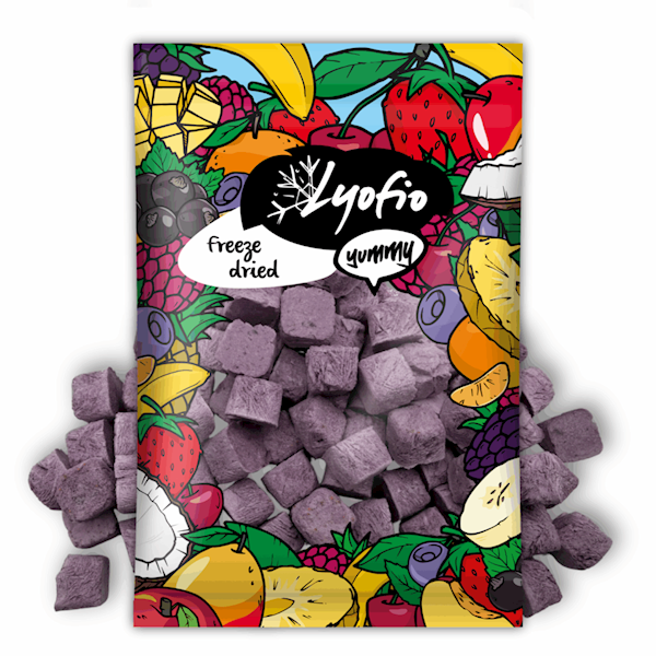 LIOFILIZOWANE MLEKO KOKOSOWE Z BORÓWKĄ 100g