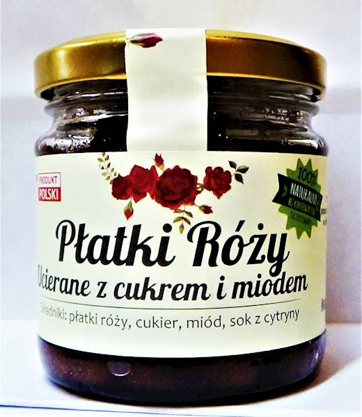 Płatki róży ucierane słoik 200g