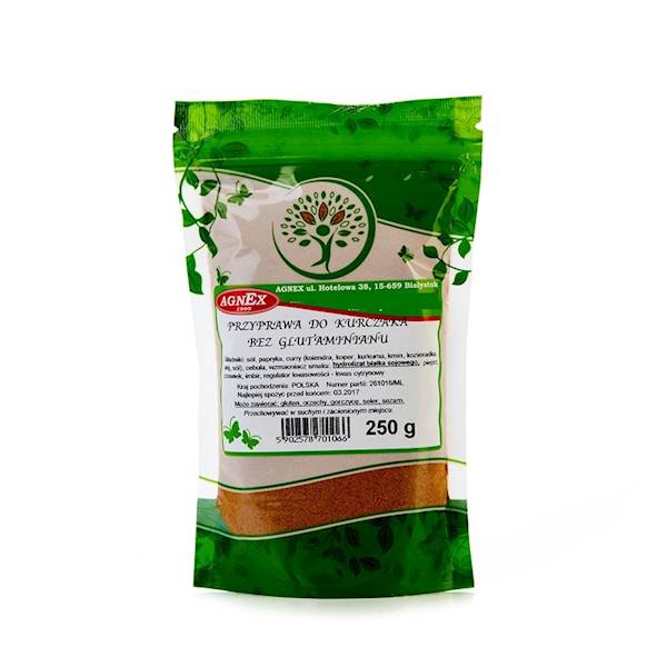 Przyprawa do kurczaka bez glutam. 250g