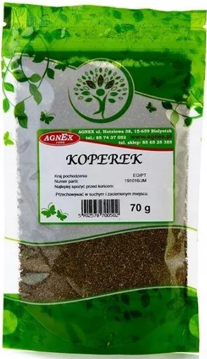 Koperek suszony 70g