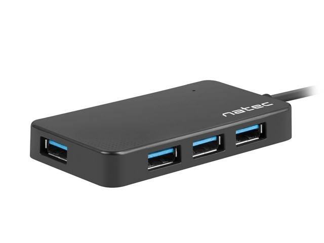 Hub USB Natec Moth | USB 3.0 | 4 porty