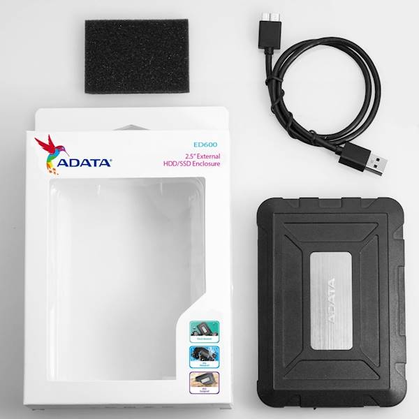 Obudowa HDD SSD Adata ED600 | 2,5 | SATA | USB 3.0