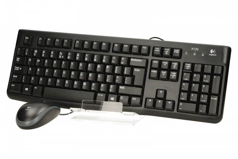 Klawiatura przewodowa i mysz Logitech MK120