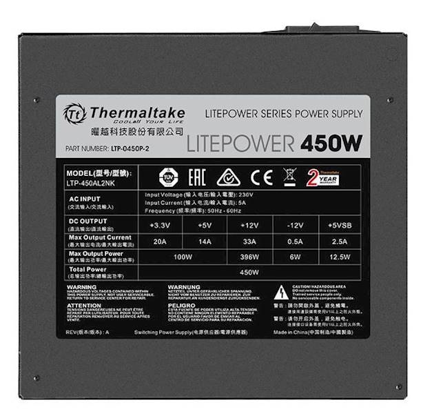 Zasilacz Thermaltake Litepower II Black 450W