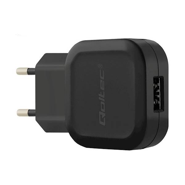 Ładowarka sieciowa Qoltec 5V | 2,4A | gniazdo USB