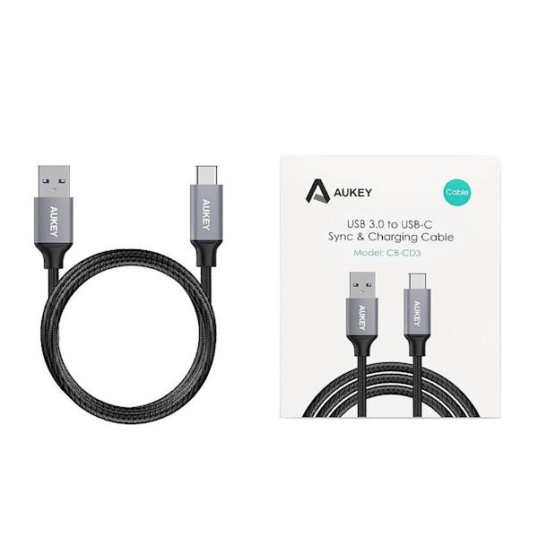 Kabel Aukey USB C - USB 3.1 | 2m | QC | CB-CD3
