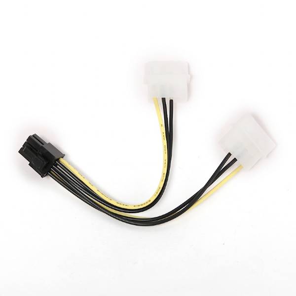 Kabel rozdzielacz zasilania 2x Molex -> PCI 6-Pin