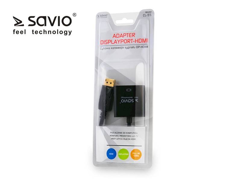 Adapter DisplayPort -> do HDMI (F)