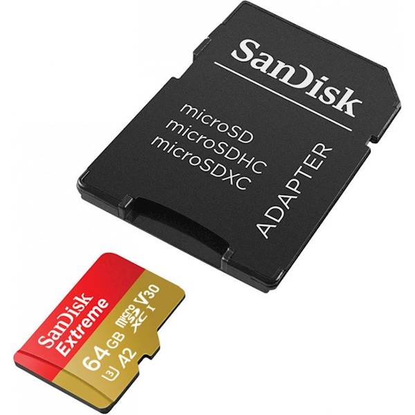 Karta Pamięci Sandisk Extreme microSDHC | 64GB V30