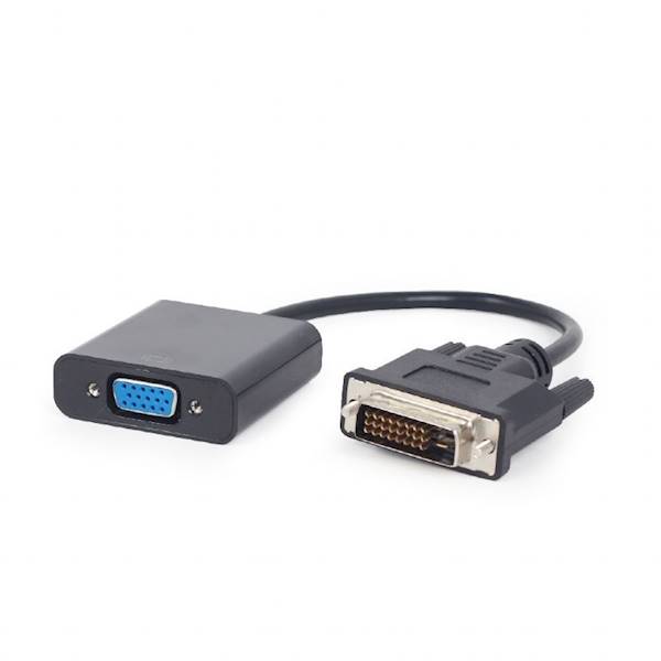 Adapter Konwerter DVI-D (M) ->  VGA (F)