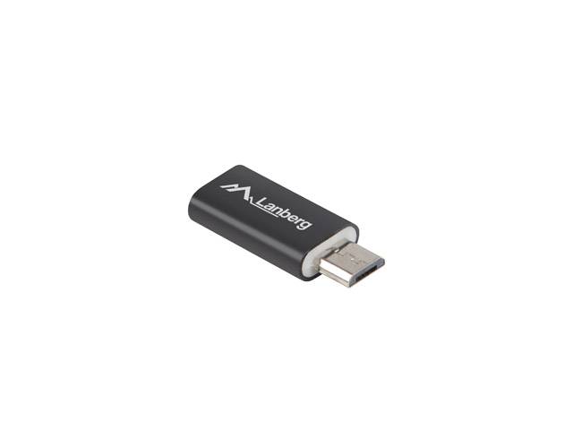 Adapter USB gniazdo Typ C ->  wtyk micro USB