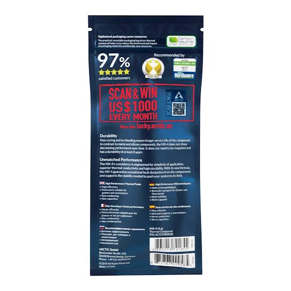 Arctic MX-4 pasta termoprzewodząca 4g