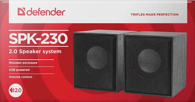 Głośniki komputerowe Defender SPK-230 4W USB