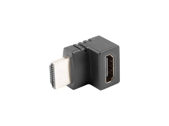 Adapter HDMI kątowy złoty #0574