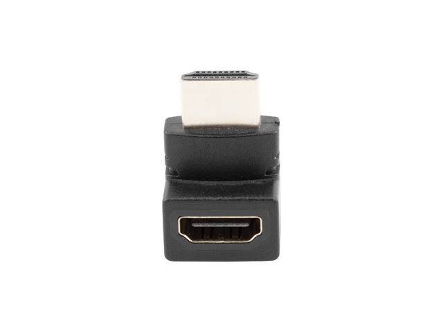 Adapter HDMI kątowy złoty #0574