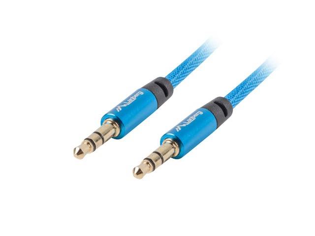 Kabel Audio Lanberg Jack 3.5mm | M/M | 1m