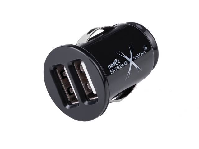 Ładowarka samochodowa Natec | 2xUSB | 2A