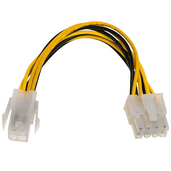 Kabel zasilający Akyga P4 4-PIN F -> P8 8-PIN M 