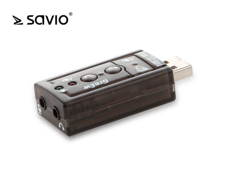 Karta dźwiękowa Savio AK-01 | 7.1 | USB