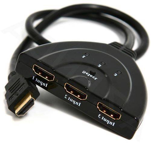 Przełącznik HDMI Gembird 3x IN -> 1x OUT