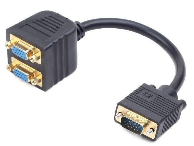 Rozgałęźnik / Splitter VGA -> 2x VGA
