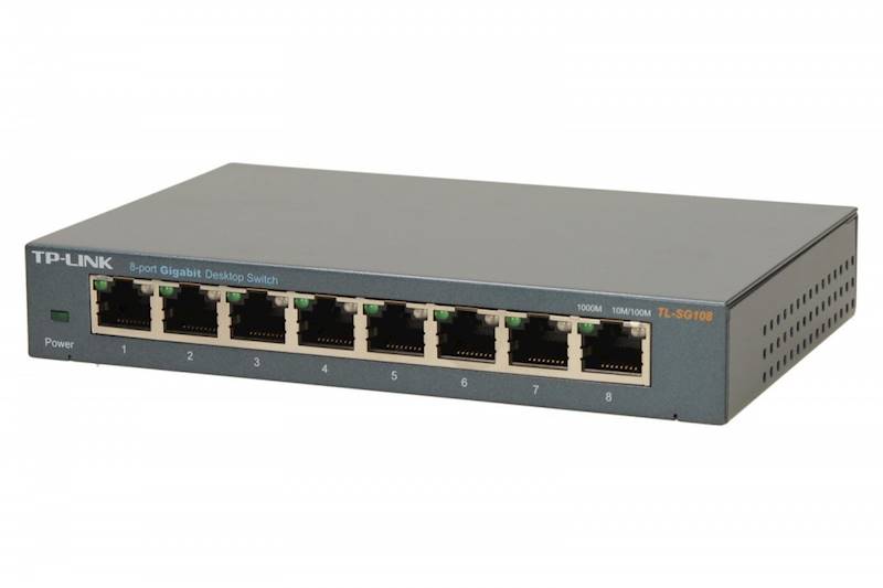 Switch TP-Link TL-SG108 8x10/100/1000Mbps
