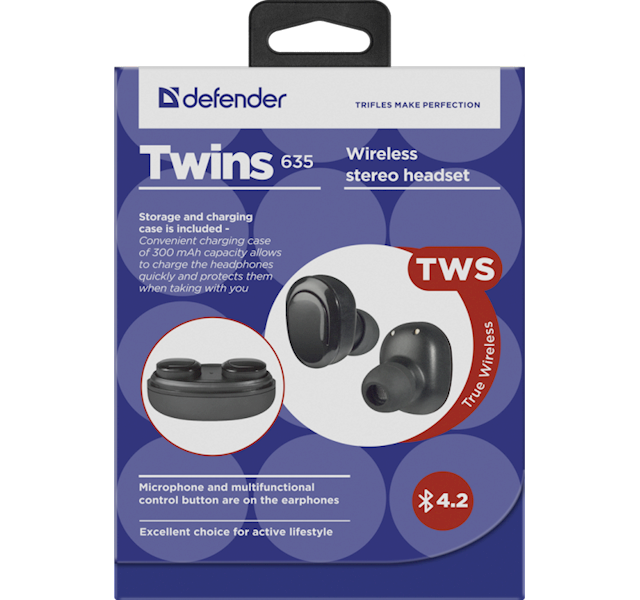 Słuchawki bluetooth Defender Twins 635