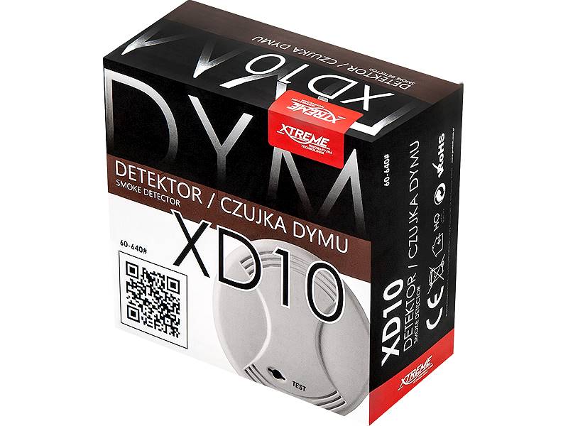 Czujka dymu XD10 	60-640#
