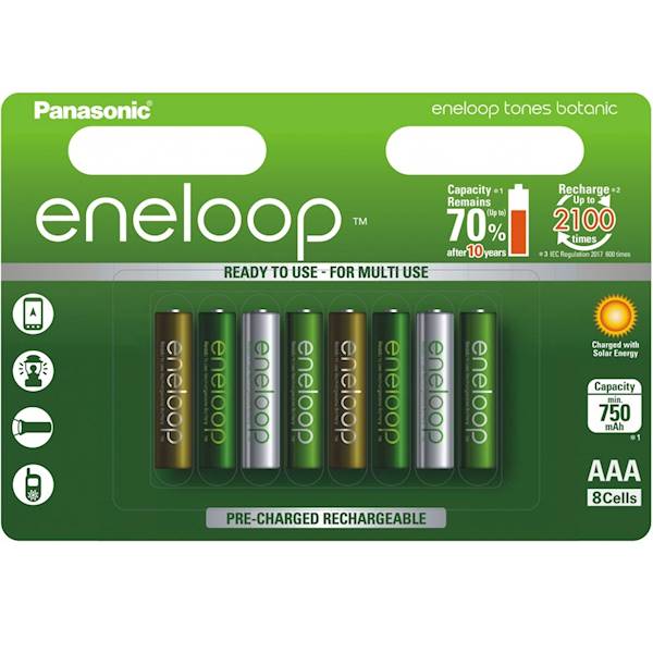 Akumulator Eneloop R03 800mAh Tones Botanic 