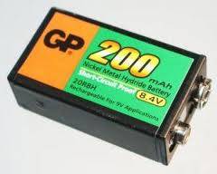 Akumulator GP 6F22 200mAh NiMH