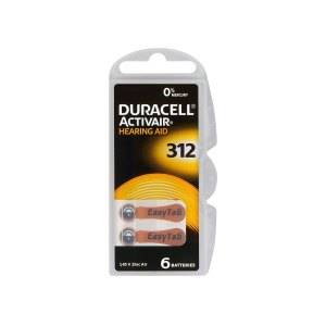 Bateria Duracell DA 312 (do aparatu słuchowego)