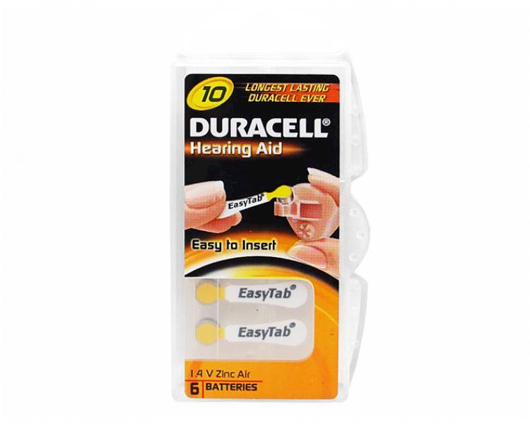 Bateria Duracell DA 10 (do aparatu słuchowego)