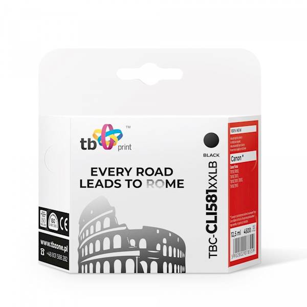 Tusz TB Print do Canon | CLI-581XXLBK | Czarny