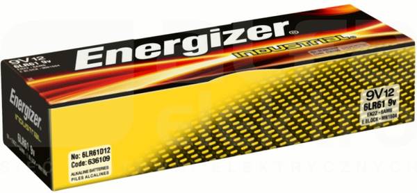 Bateria Energizer 6F22 9V industrial