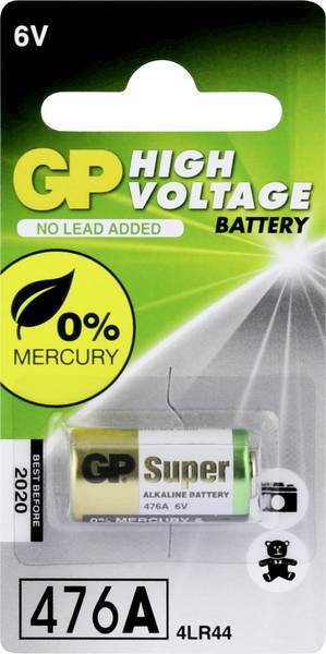 Bateria GP 476A 6V (PX28, 4LR44)