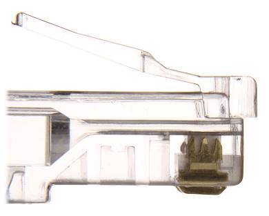 Wtyk modularny 8p8c kat. 5e przelotowy | RJ45