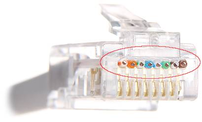 Wtyk modularny 8p8c kat. 5e przelotowy | RJ45