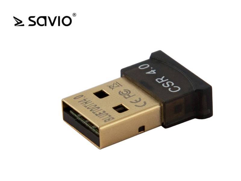 Adapter Bluetooth Savio BT-040 | USB 2.0