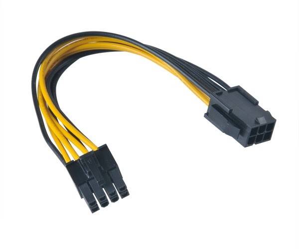 Adapter Akasa 6pin PCIe -> 8pin ATX12V 