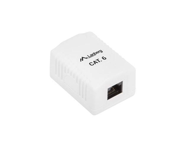 Gniazdo RJ45 natynkowe kat.6