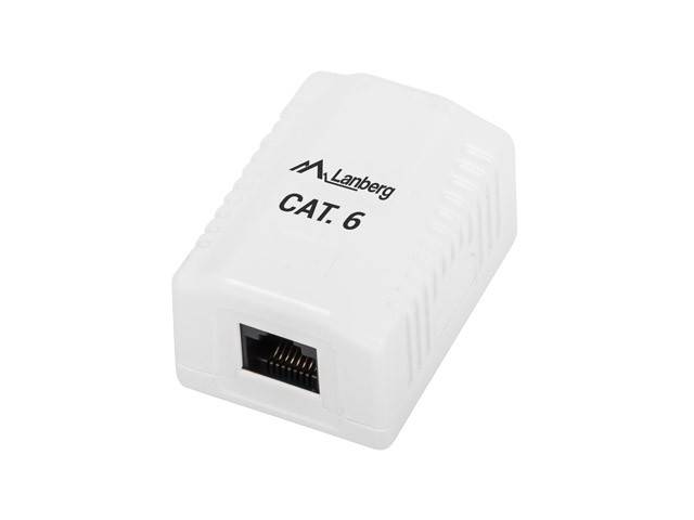 Gniazdo RJ45 natynkowe kat.6