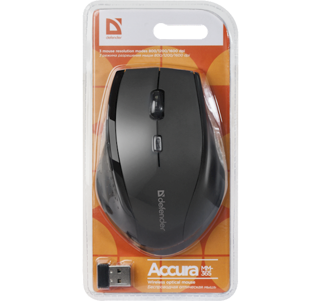 Mysz bezprzewodowa Defender Accura MM-365 RF