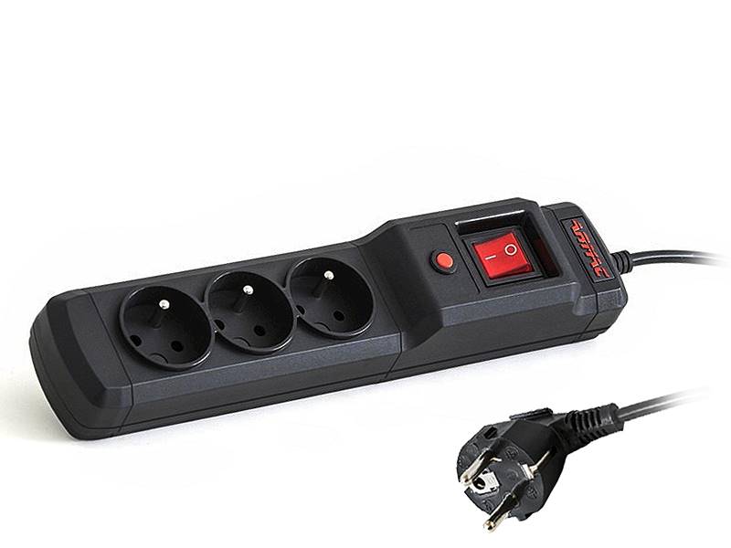 Listwa zasilając Armac Multi M3 | 3gn. 1.5m CZARNA
