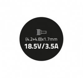 Zasilacz Qoltec 18.5V | 3.5A | 4.2+4.8 x 1.7mm 