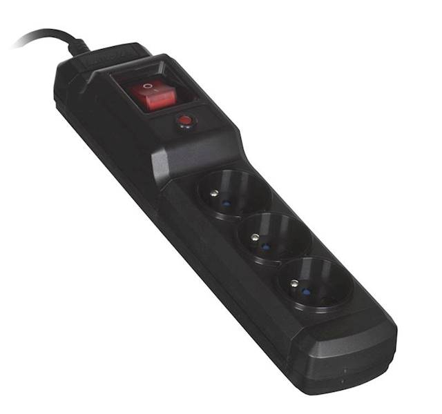 Listwa przepięciowa ActiveJet IEC C14 | 1.5m | 3gn