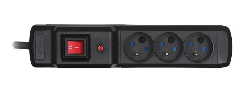 Listwa przepięciowa ActiveJet IEC C14 | 1.5m | 3gn