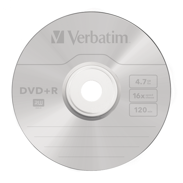 Płyta Verbatim DVD+R | 4.7 GB | x16 | 1szt.
