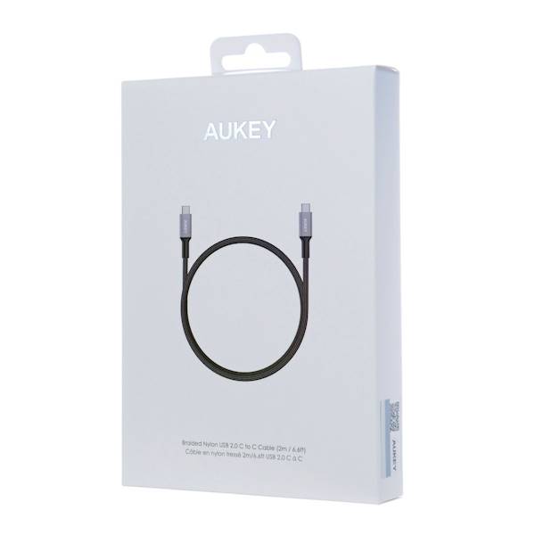Kabel Aukey USB C - USB C | 2m | QC | CB-CD6
