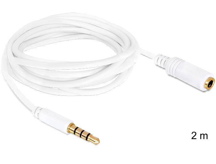 Delock Przedłużacz kabla Apple Audio Jack M/F 4PIN
