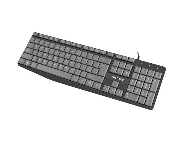 Klawiatura przewodowa Natec Nautilus US | SLIM